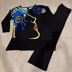 Eva varro 2 piece set Deco art beautiful size Large